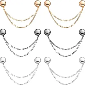 6 Piece Magnetic Clothing Clips Set, Instant Garment Cutting Solution, Safety Shirt Hem Adjuster, Sleeve Clips for T-Shirts, Shirts, Dresses