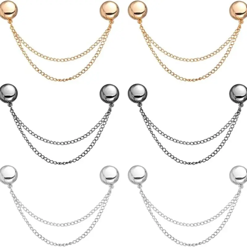 6 Piece Magnetic Clothing Clips Set, Instant Garment Cutting Solution, Safety Shirt Hem Adjuster, Sleeve Clips for T-Shirts, Shirts, Dresses