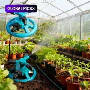 360 Degree Automatic Rotating Garden Lawn Water Sprinklers System Quick Coupling Lawn Rotating Nozzle Garden Irrigation Supplies #GLOBAL PICKS