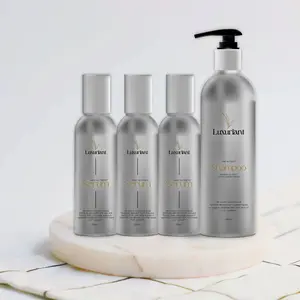 Luxuriant Hair Shampoo and Serum Set - Contains No Parabens - Ultra-Conditioning Formula for Soft and Shiny Hair
