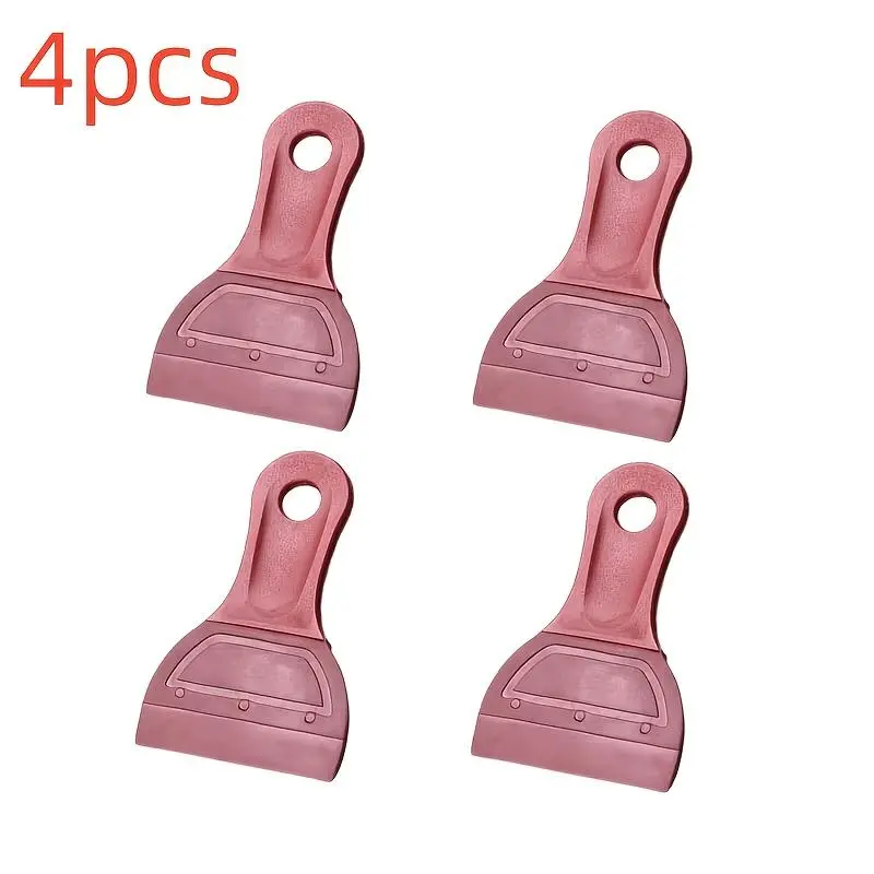 4pcs Small Handle Squeegees for Home Care Supplies - Ideal for Chalk Paste Application, No