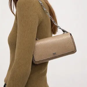 Pre-owned FENDI Leather Crossbody Bags First sight Flap shoulder Bag