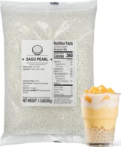 Soeos Sago Tapioca Pearls, 1.1 lb