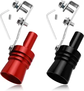 2PCS Car Turbo Whistle for Exhaust Pipe,Car Turbo Sound Whistle Exhaust Muffler with Whistles Sound,Universal Turbos Exhausts Whistles Cars Accessories for Exhausts Tailpipes