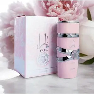 Lattafa Yara Eau de Parfum for Women 100ml | Long Lasting Floral Fruity Ladies Perfume | Original Imported Fragrance 3.4oz