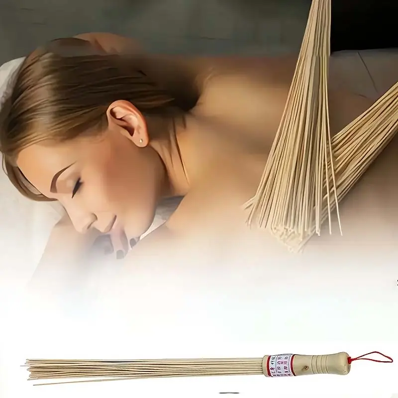 High-Quality Bamboo Massage Tool , Bamboo Massage Tool for Deep Tissue, Manual Bamboo Roller for Shoulder, Neck, Face & Full Body, Massage Tools, SPA, Bamboo Massage Bar