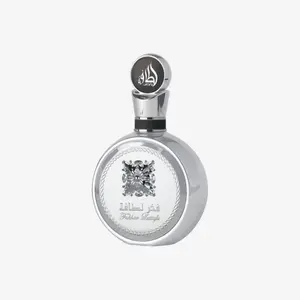 Lattafa Fakhar Platin EDP 100 Ml - Bold Modern Scent with Bergamot Pink Pepper Cardamom Ginger Lavender Guava Palo Santo Incense Sandalwood Regular Edition