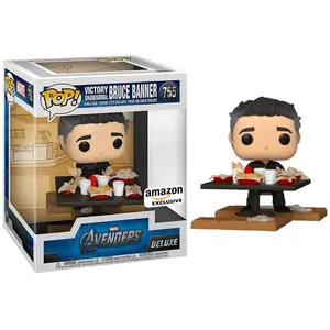 Funko Pop! Victory Shawarma: Bruce Banner Deluxe, Avengers 755 - Amazon Exclusive Vinyl Figure