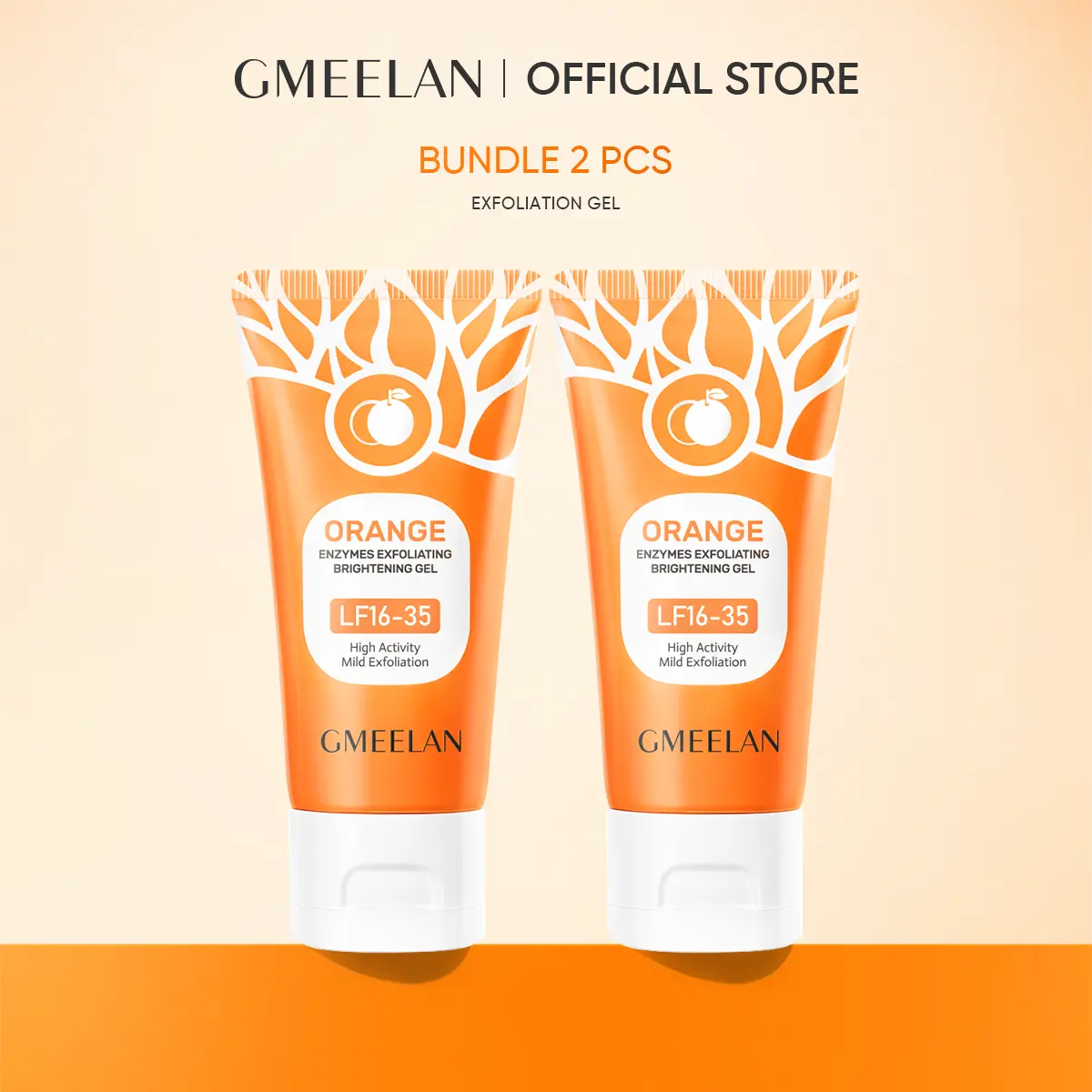 GMEELAN Orange Enzymes Exfoliating Gel 50G+50G - Enzyme-Infused for Radiant Skin Repair & Smoother Complexion GMEELAN Orange Enzymes Exfoliating Gel 50G+50G - Enzyme-Infused for Radiant Skin Repair & Smoother Complexion