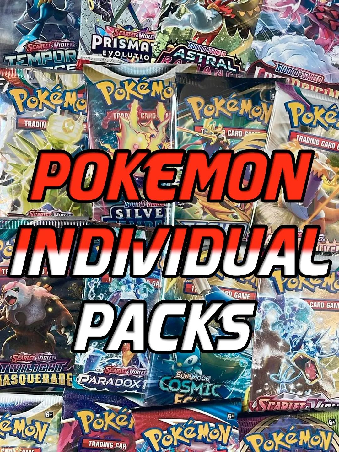 Indevidual pokemon packs