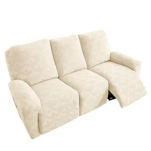 Durable Stretch Fabric Sofa Cover, Multi-Functional Couch Protector, Ideal for Living Room & Bedroom Use, Stain Prevention Solution, Elastic Sofa Slipcover