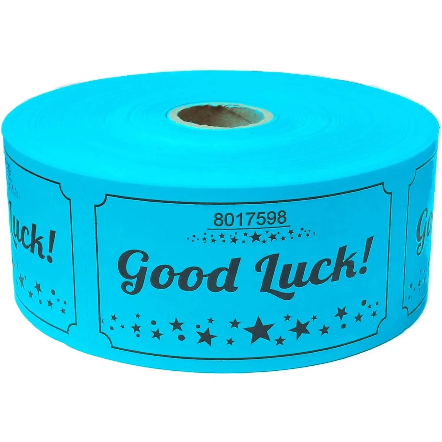 600 Pcs Large Raffle Tickets, Good Luck Raffle Cards with Entry Form | Tickets for Name, Phone & Email – Perfect for Fundraisers, Raffles, Prize Draws, Events & Classroom Activities – Blue