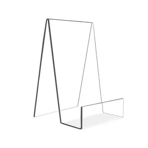 For Book Phone Tablet Acrylic Display Stand Perspex Retail Cookbook Holder