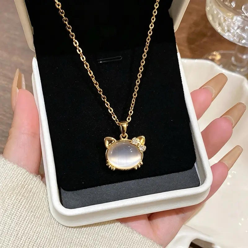 Cute Stainless Steel Necklace for Kids Adorable Lightweight Durable Comfortable Gift for Birthdays Holidays Special Occasions