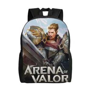 Lightweight Arena of Valor tier list 2024 Backpack Funny Cartoon How to play Florentino AoV Travel Casual Laptop Backpack 17 inch Hiking Daypack  stuffs for birthday, anniversary, party gifts