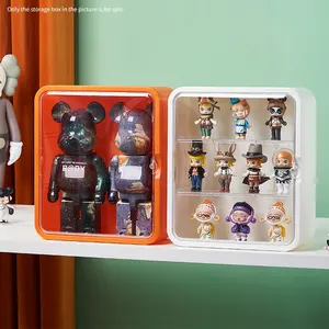 A wall-mounted blind box storage, doll display stand, figurine display cabinet, dust-proof doll blind box storage box, pet can storage cabinet
