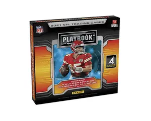 2021 Panini Playbook Football Hobby Box(2 autographs, 2 memorabilia, and 1 autograph or memorabilia booklet per box on average.!
