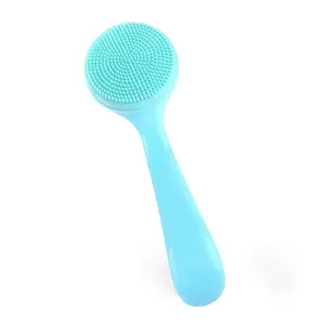 Facial Cleansing & Exfoliating Brush, Silicone Manual Face Scrubber, Facial Pore Cleaner, Skin-Friendly for Women, Blackhead Removal, Removes Blackheads, Whiteheads, Makeup & Residues