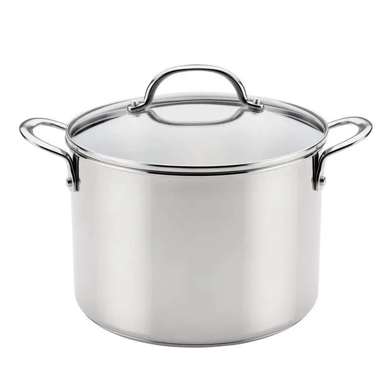 Stainless Steel 8-Quart Stockpot with Lid