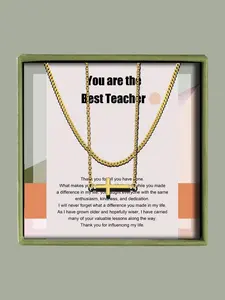 Women's Elegant Chain Necklace & Cross Pendant Necklace, Exquisite Trendy Layered Necklace, Chic Jewelry Set for Daily & Party Decor
