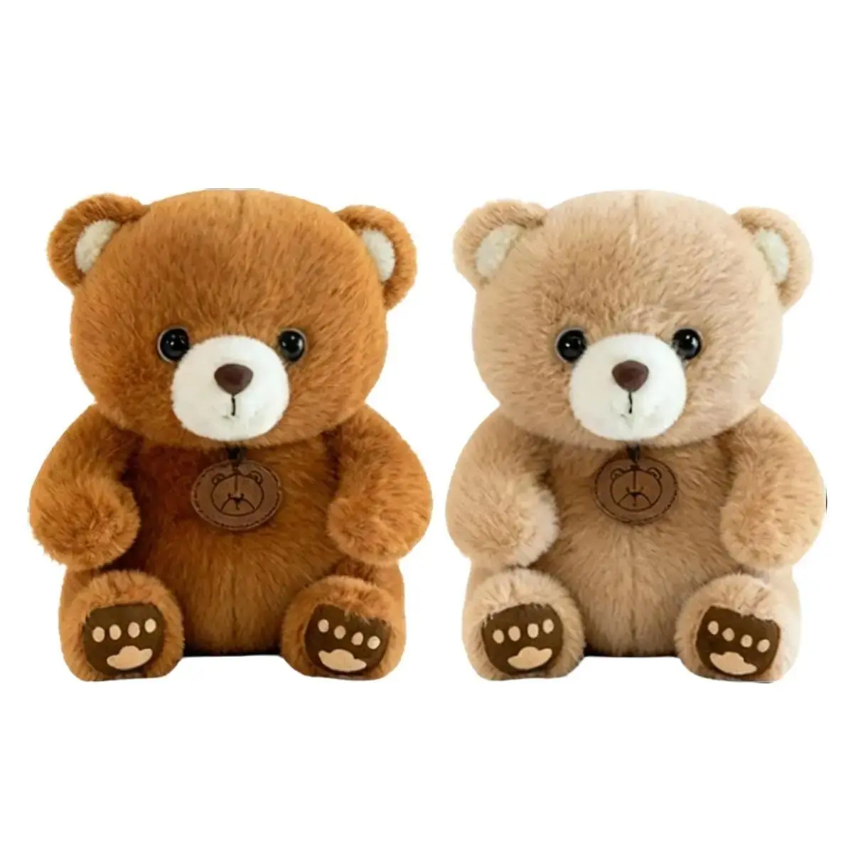 7.5 Inch Vintage Style Huggable Teddy Bear Plush Soft Polyester Fiber ...