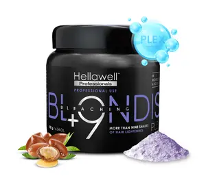 Hellawell Professionals BLONDISH PLEX + 9 | Hair Bleaching Powder | Plex Hair Bleach | Highlights | Hair Lightener | Plex | Lightens more than 9 Tones.