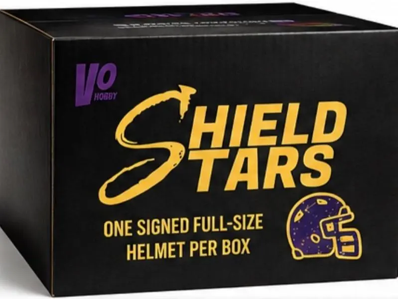 1 Box Pick Your Pair: VO Hobby Shield Stars Autographed Authentic Full-Size Helmet
