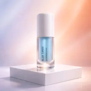 Wylow Beauty- BLUE TANSY LIP SERUM GLOSS with Blue Tansy, Sea Buckthorn, Bakuchiol, Vitamin E, Almond Oil *Vegan & Antiaging*