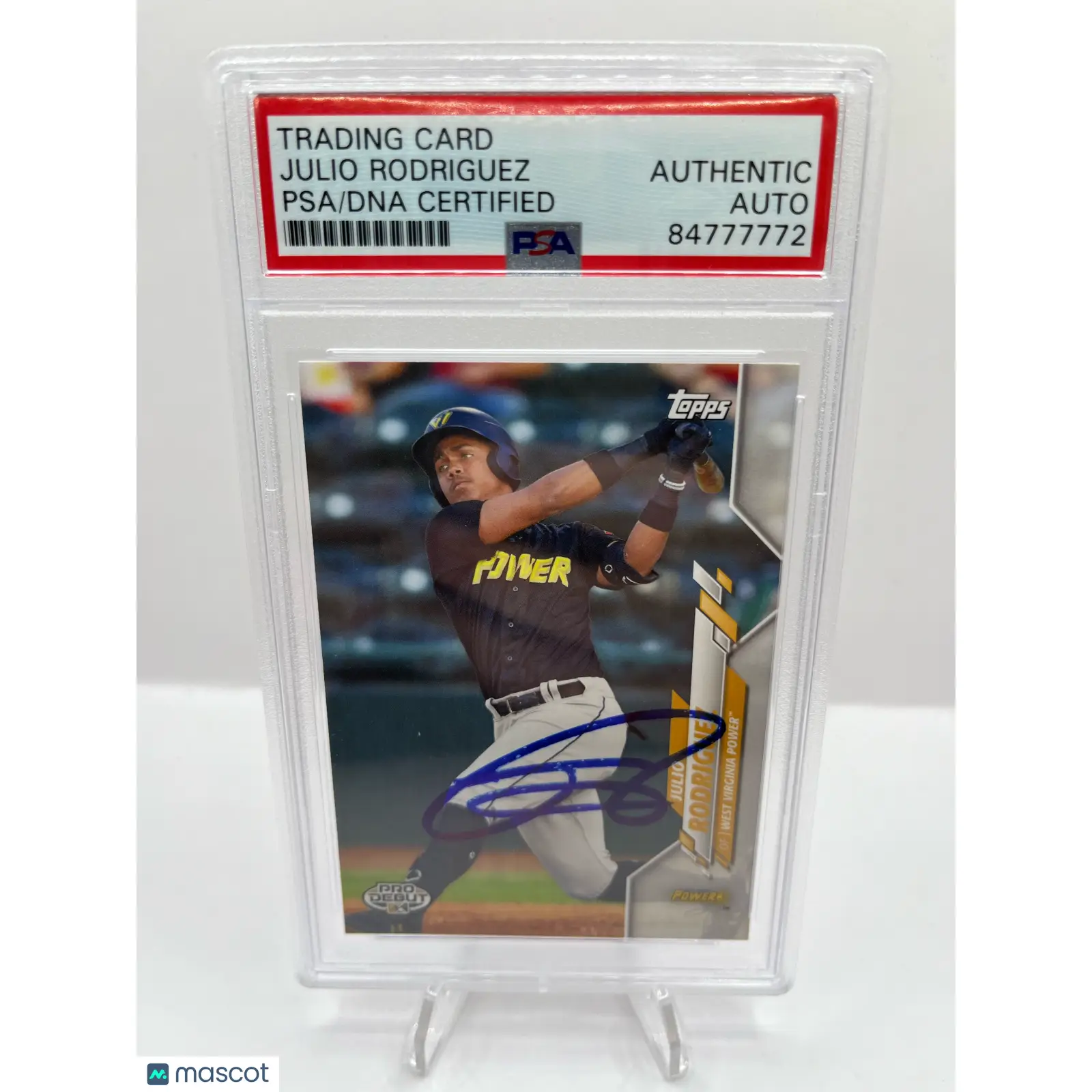 Julio Rodriguez PSA 2022 Topps Pro Debut #PD 111 Auto Baseball A