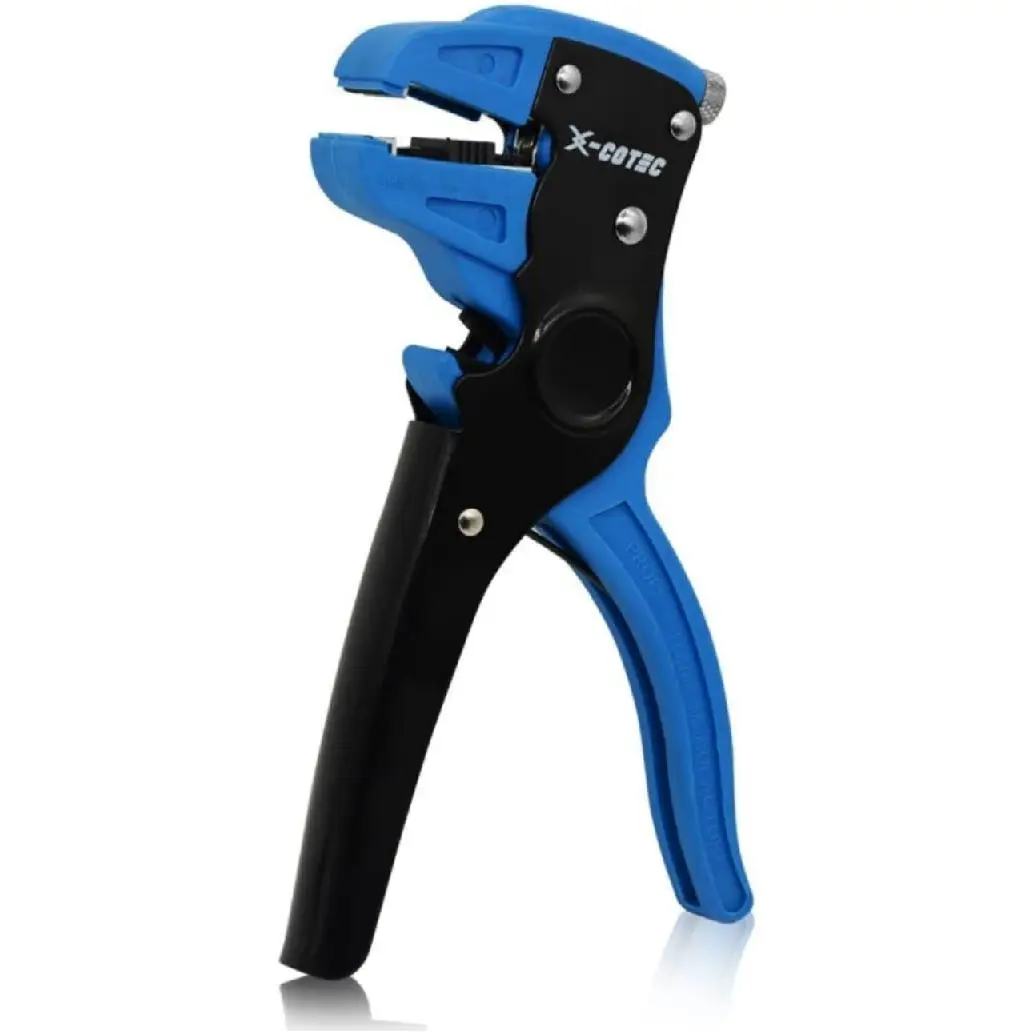 Derived 2-In-1 Cable Automatic Strippers And Cutters, Self-Regulating Insulation, Tools, Adjustable 10-24 Awg For Electronics And Automotive Repair