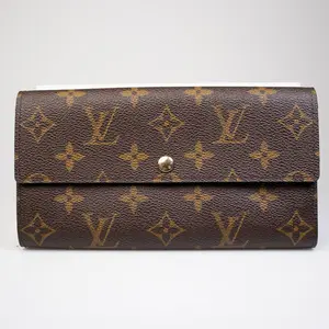 Pre-owned Louis Vuitton canvas Small Leather Goods Monogram Sarah Wallet L26031226