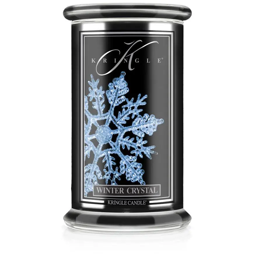 Winter Crystal Large 2-Wick Candle — Luxurious and Long-lasting for Cozy Nights Soy Wax Fragrance Scent Decoration