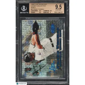 1998 Flair Showcase Legacy Collection Row 0 Frank Thomas #3 BGS 9.5 Pop 4 /100