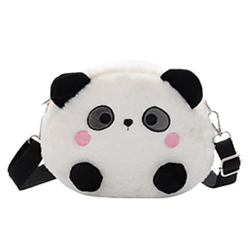 Cute Red Panda Plush Crossbody Bag