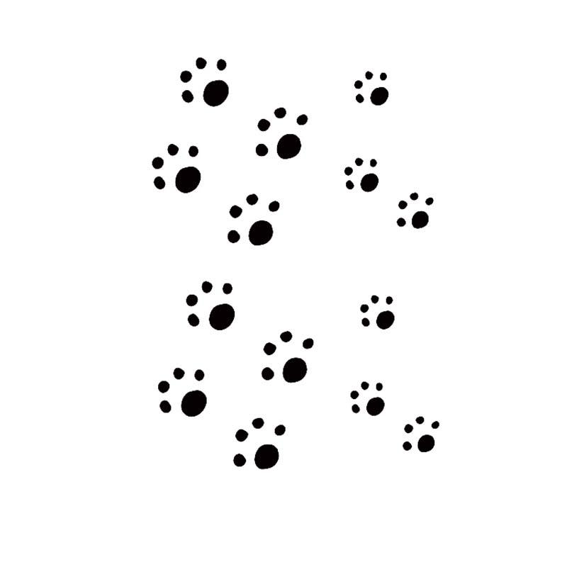 Cute Waterproof Cat Paw Dog Paw Temporary Tattoo Sticker, Lasting Herbal Design for 1 to 2 Weeks, Non-Reflective Fake Tattoos for Men & Women, Ideal for Fingers & Neck