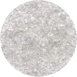 420 count Chip Stone Beads Clear  Quartz, Irregular    Loose Beads Crushed Chunked  Pieces Hole Drilled for DIY Art Crafts  Making (Clear  Quartz)