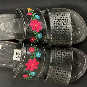 Black Mexican Sandals