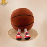 Basketball Plush Toy, Soft Stuffed Sports Plush Ball, 1 Count Soft Basketball,  Stuffed Plush toy for Boys and Girls, Filled Sports Ball Toy, Cute Plush Stuffed Animal, Soft Toy Pillow For Kids, Lovely Plush Gift, Home Decor