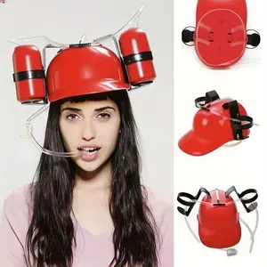 2pcs Creative Drink Hats, Birthday Party Outdoor Drink Caps, Lazy Person Drink Helmets, Graduation Party Small Gifts, Party Favor, Game Props, Party Supplies