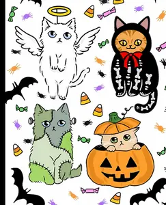 Cat Halloween Notebook