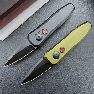1pc 7500 folding knife, OTF small knife, portable and compact folding knife, multi-purpose knife, mini pocket knife, fruit knife, kitchen knife, men's and women's gifts, perfect for gifting
