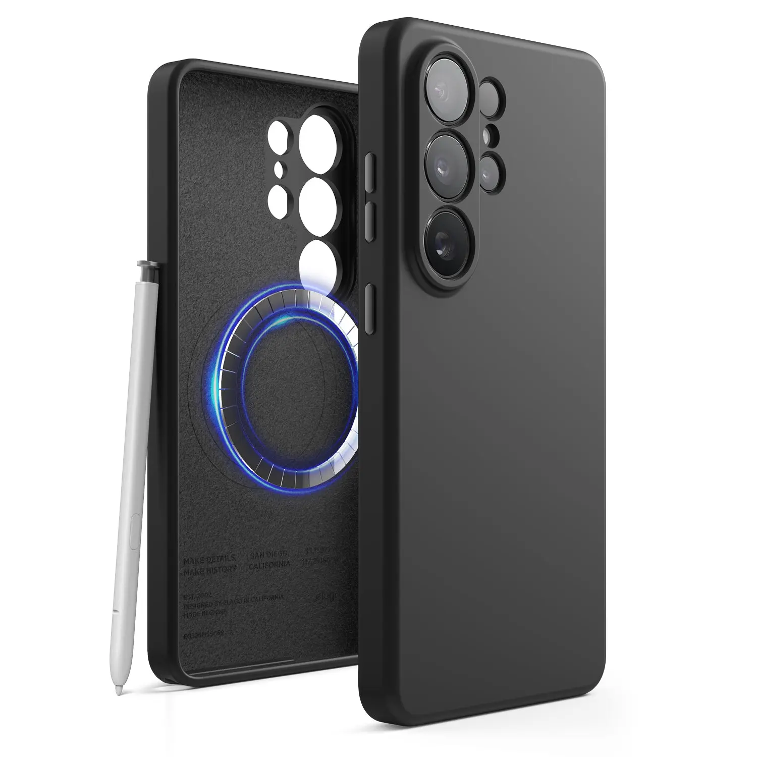 [elago Official] Magnetic Silicone Case for Galaxy S26 Ultra – MagSafe-Compatible Silicone Phone Case, N55 Magnets, Microfiber Lining, Drop Protection, Raised Edges, 7 Colors