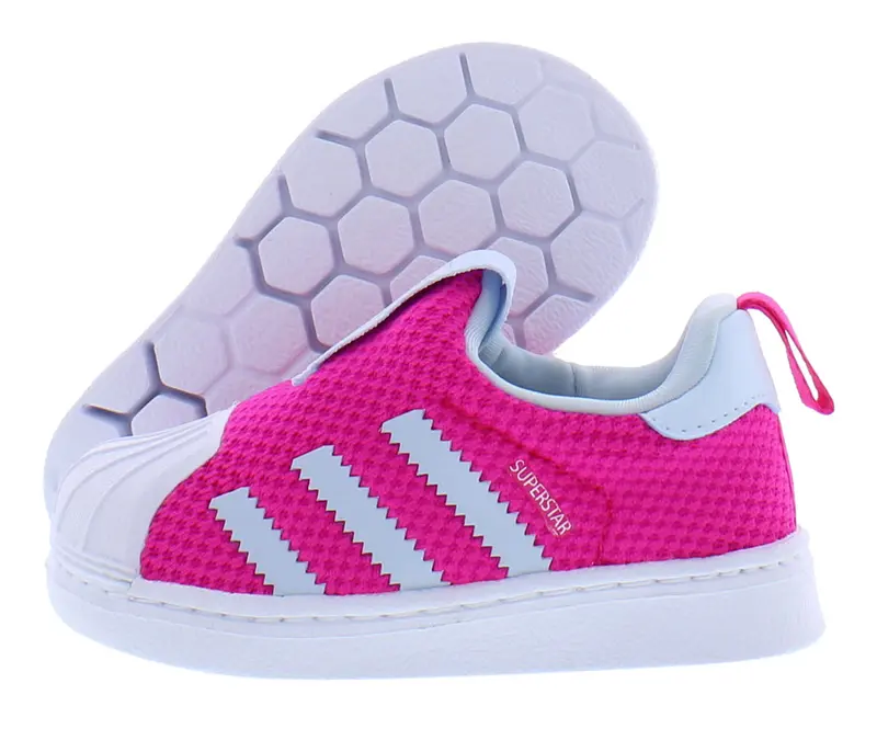 adidas gazelle silver green womens Adidas Superstar Sandal | Toddler | Semi Pink Spark main image 1