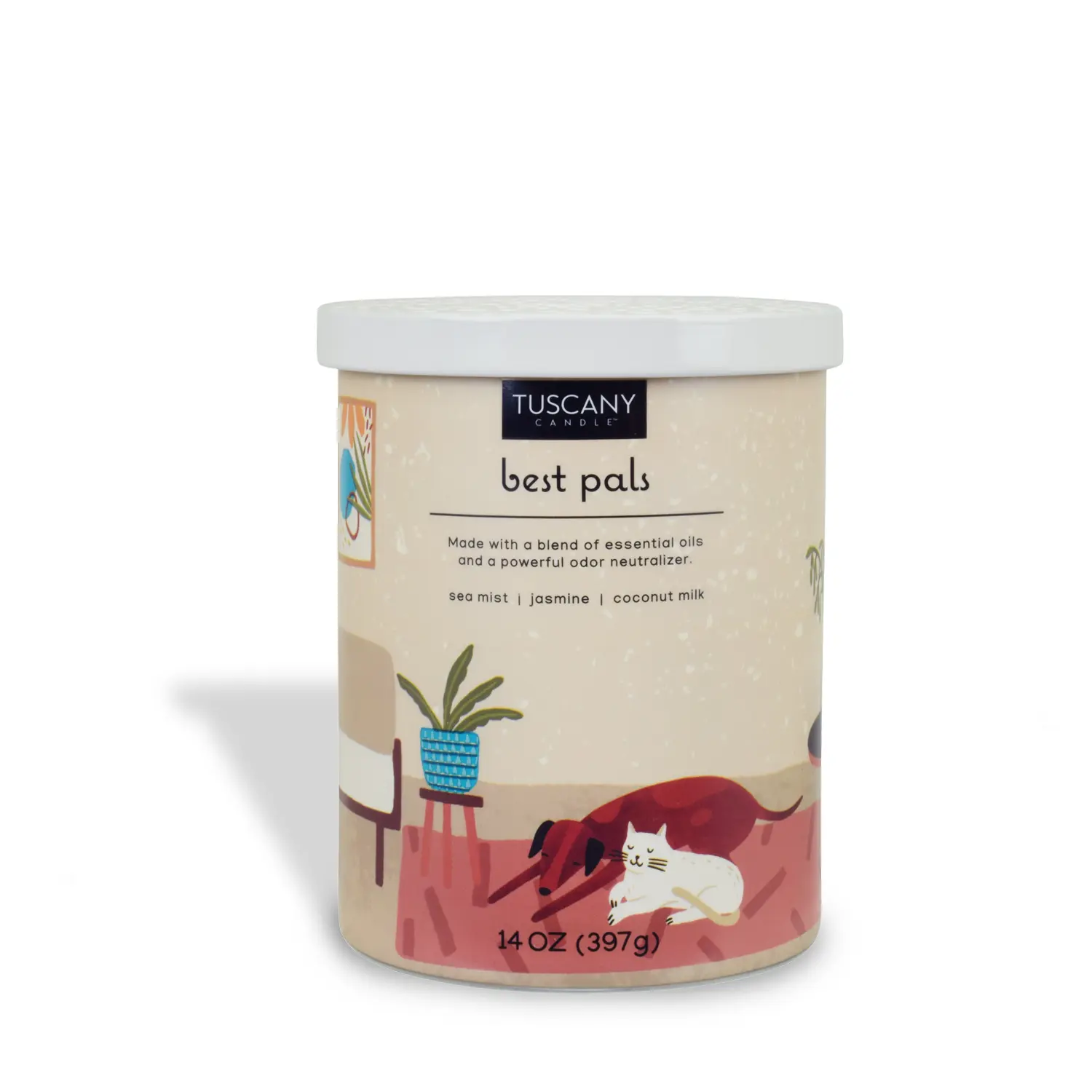 Best Pals Scented Jar Candle (14 oz) – Pet Odor Control Collection