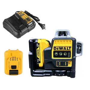 DEWALT 3-Line Cordless Green Laser Level DW089, 50M Self-Leveling Tool with 3-Sec Fast Leveling for Wall Framing, Ceiling Install