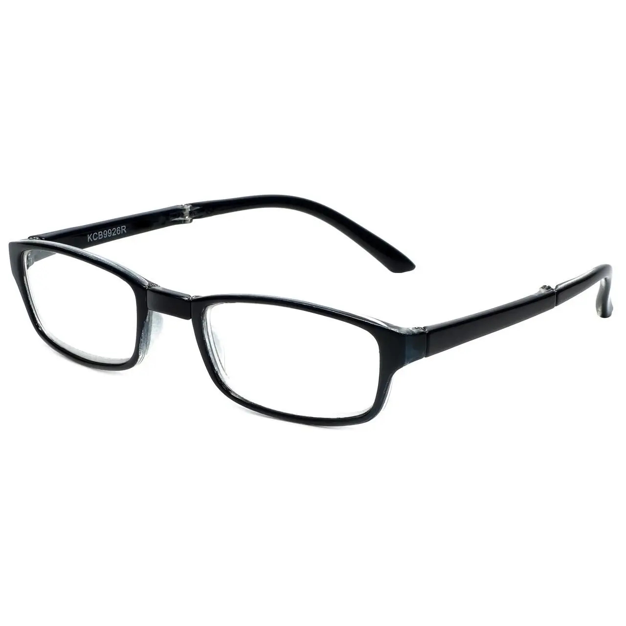 Calabria Folding Compact Reading Glasses with Case (KCB9926R) - 50mm Lens, Customizable Color & Power