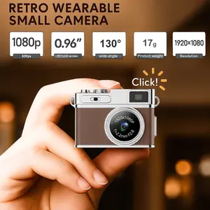 Vloggers, This Mini Camera Is For YOU  | 1080P HD & Aux Lighting For Crisp Shots! Handy Compact toddler