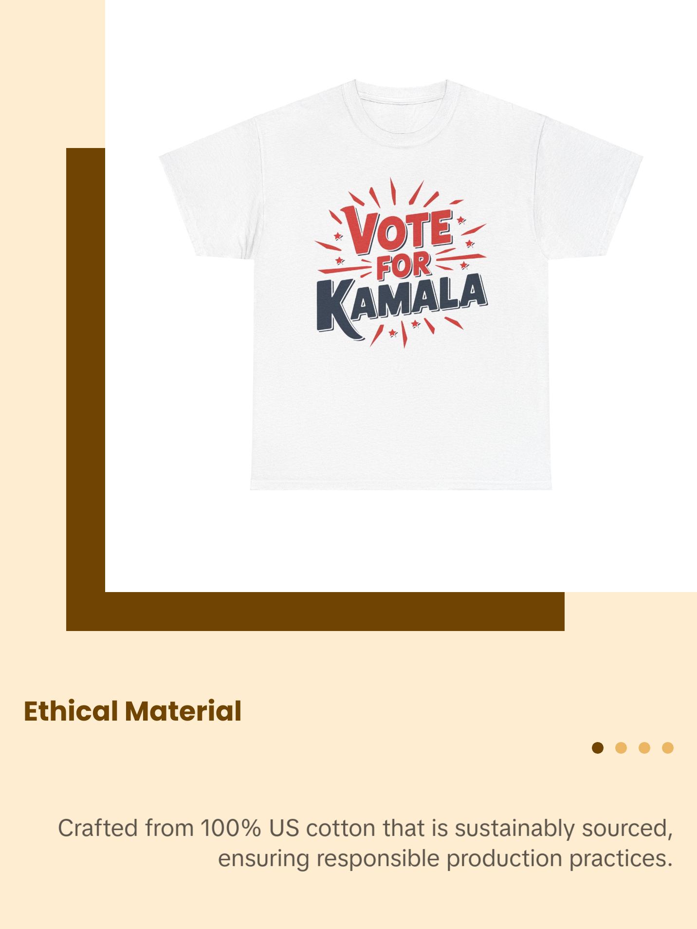 Vote for Kamala - Unisex Heavy Cotton Tee