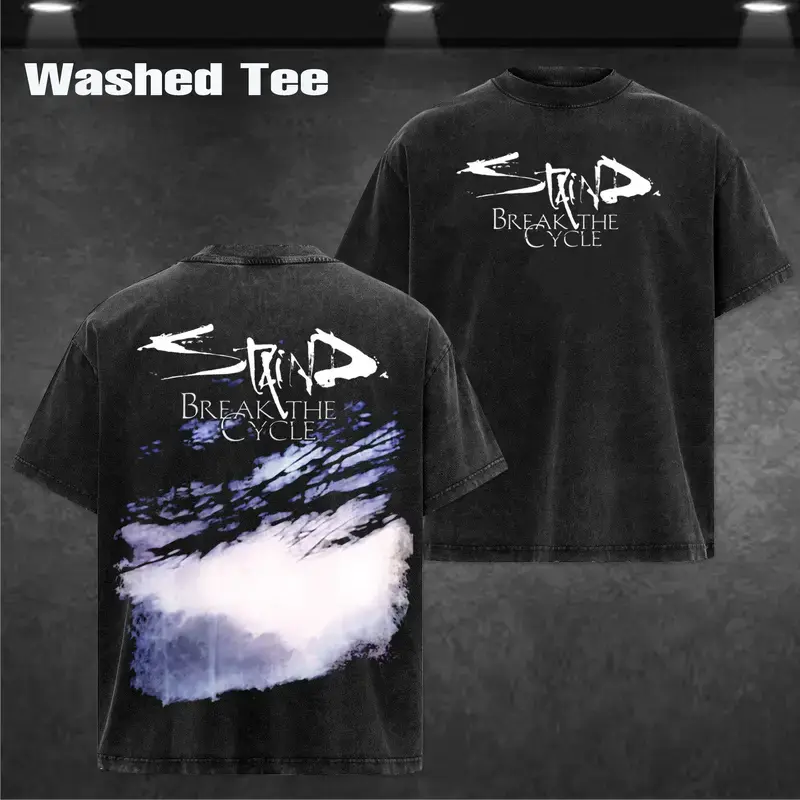 Vintage Staind Band T-Shirts , alternative band merch,Washed Tee Hoodie, 90s graphic tee, grunge aesthetic Washed Tee shirt, merch Music Gift for Fans Men Women