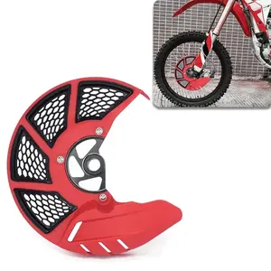 Dirt Bike Front Brake Disc Guard Cover Protector for Honda CRF125R CR250R CRF250R CRF450R CRF250RX CRF450RX CRF250X CRF450X Disc Brake Plate